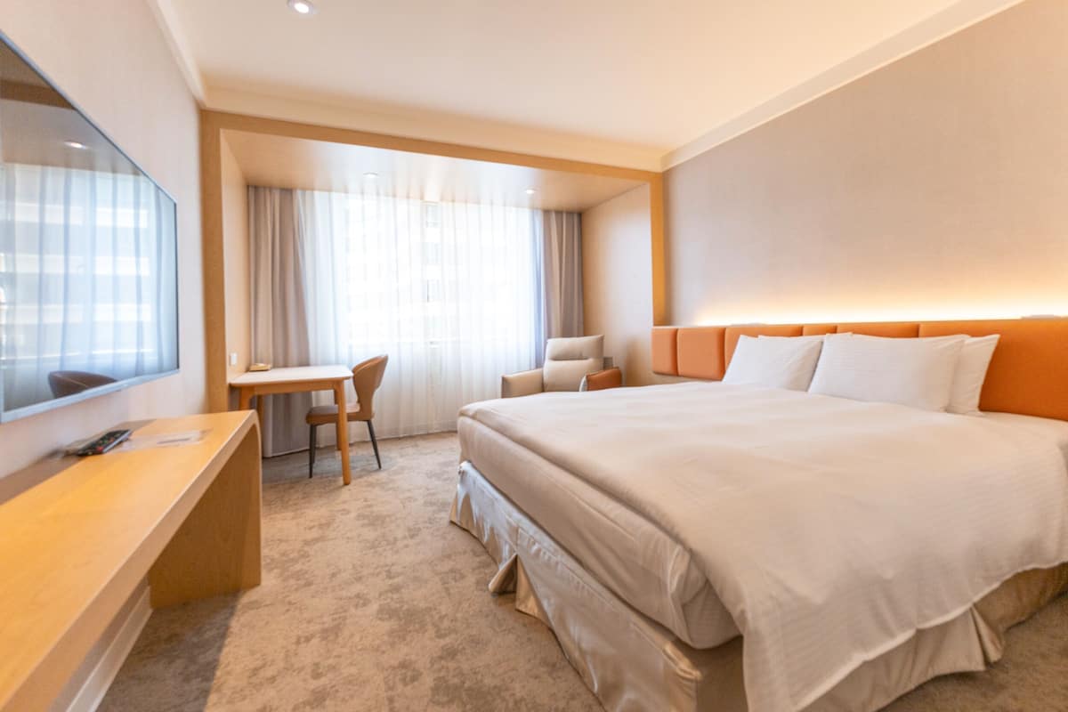 Business-Doppelzimmer | 1 Schlafzimmer, Verdunkelungsvorhänge, kostenloses WLAN, Bettwäsche