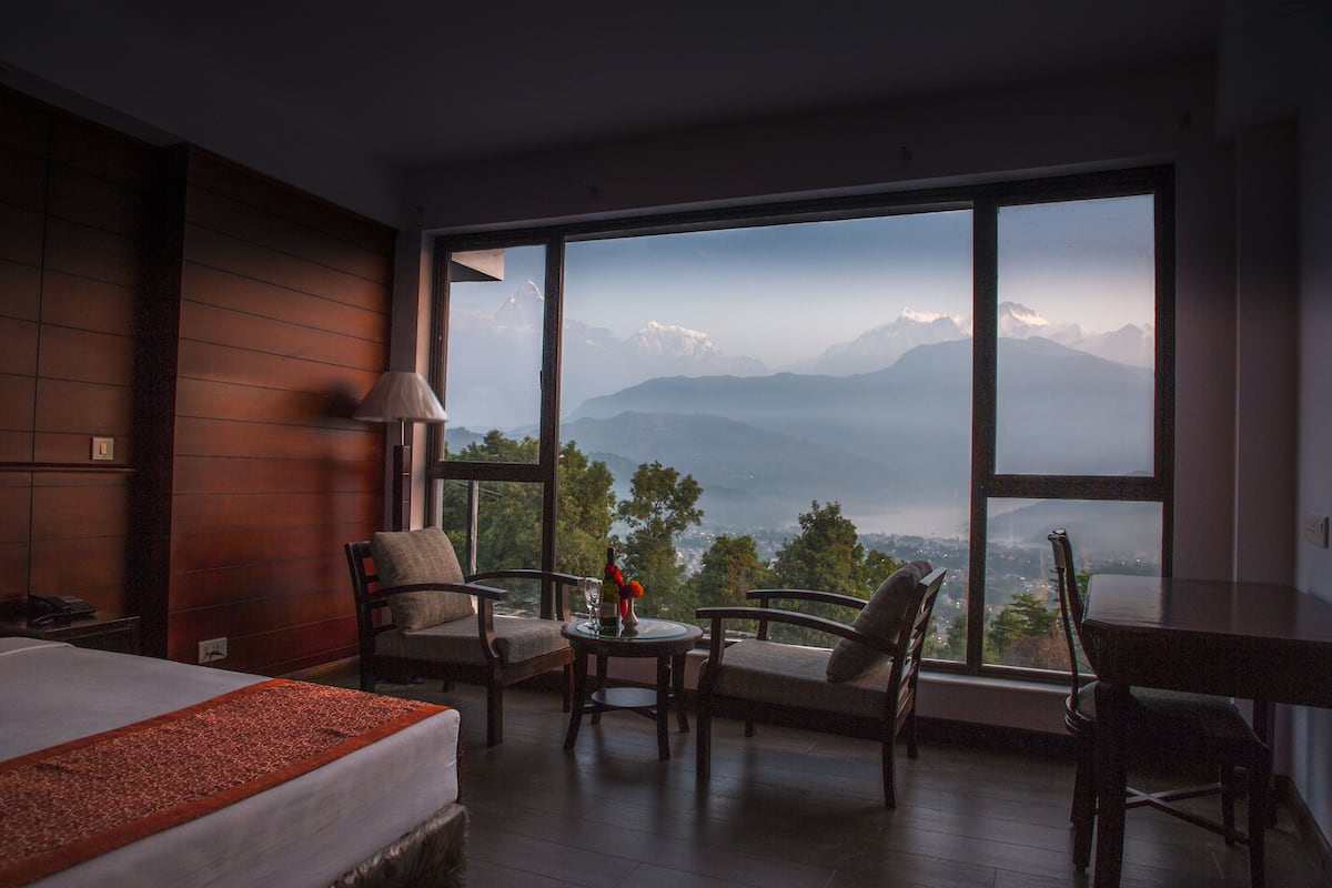 Deluxe Double or Twin Room, Balcony, Mountain View