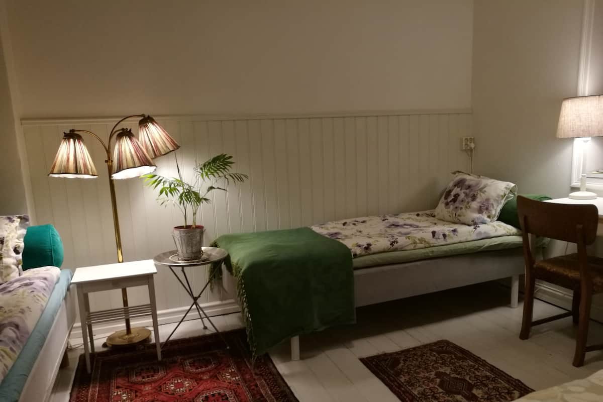 Economy Twin kamer, 2 eenpersoonsbedden | Individueel gedecoreerd, individueel gemeubileerd, een bureau