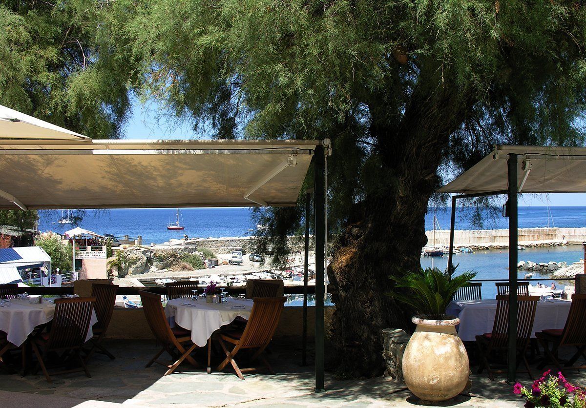 lunch, dinner served; seafood, sea views