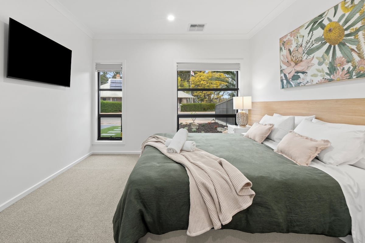 3 slaapkamers, luxe beddengoed, individueel gedecoreerd