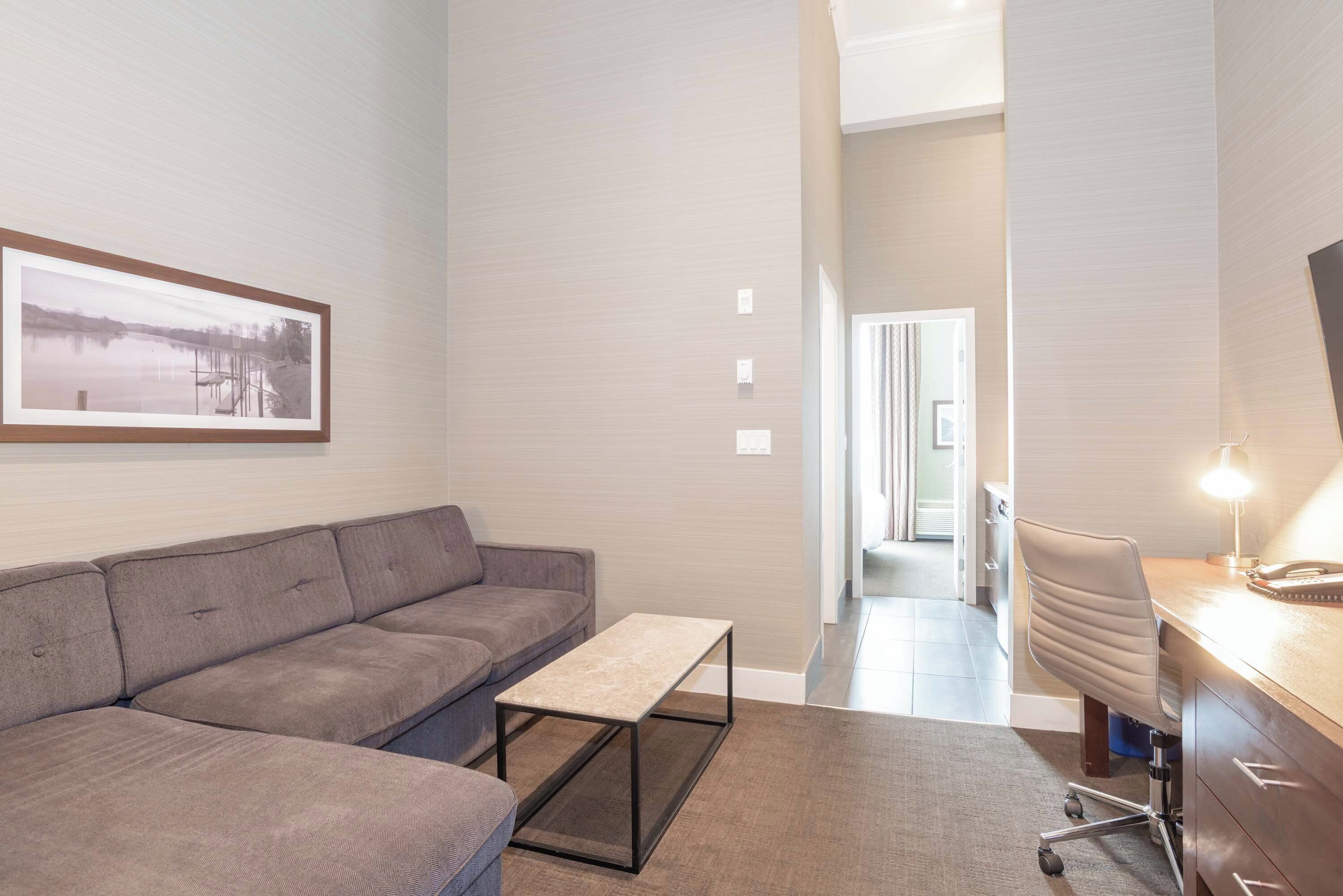 standard suite, 1 king bed, kitchenette | in-room safe, blackout curtains, iron/ironing board, free wifi