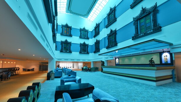 Sala de estar en el lobby