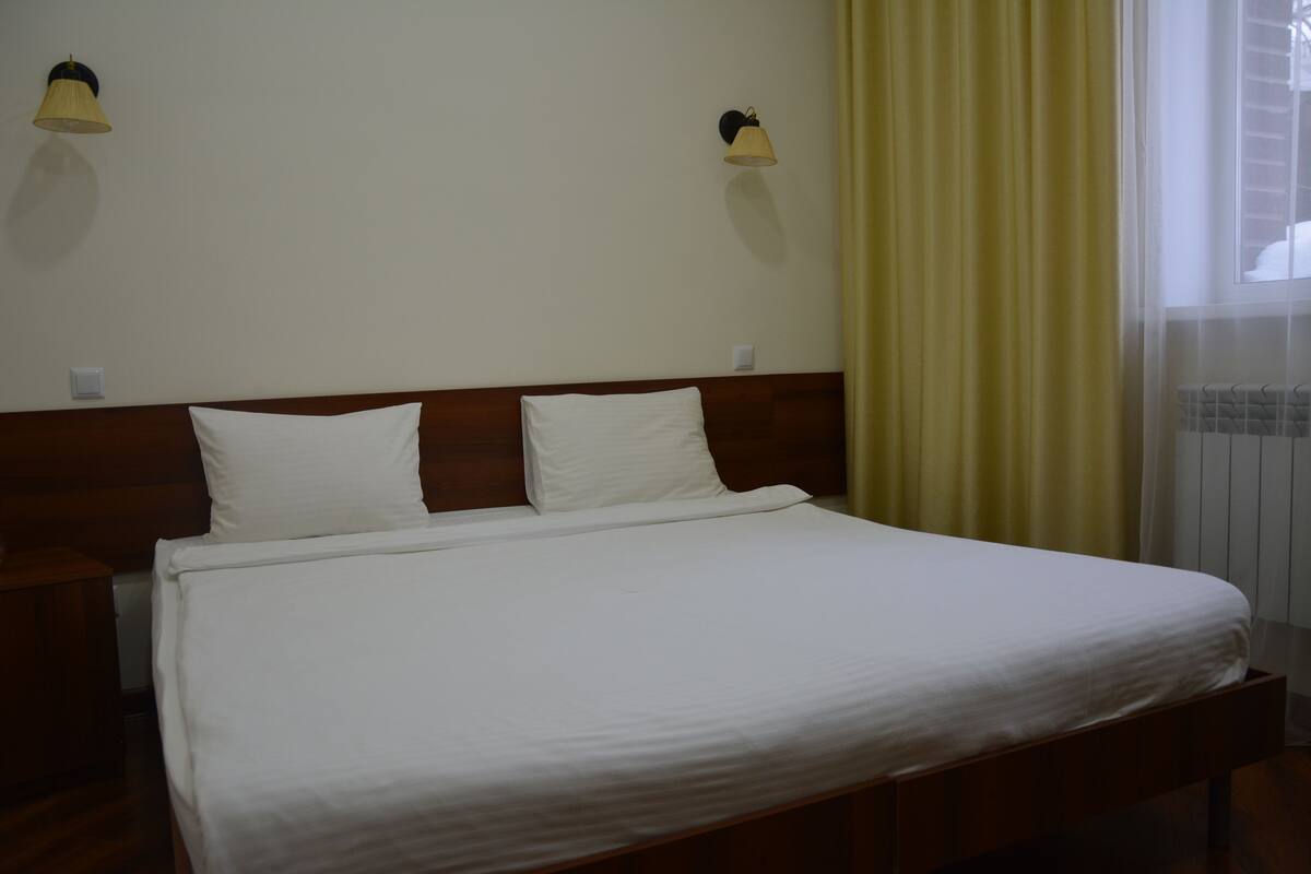 Standard Double Room | Premium bedding, desk, iron/ironing board (on request), WiFi (free)