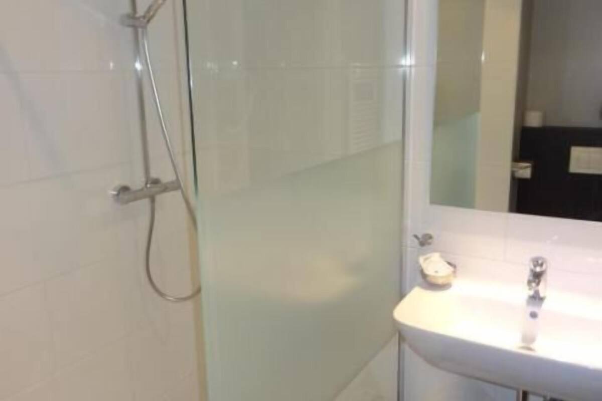 free toiletries, hair dryer, towels