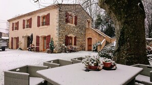 Façade de l’hébergement