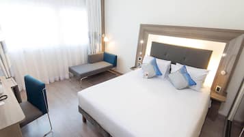 Minibar, in-room safe, desk, blackout curtains
