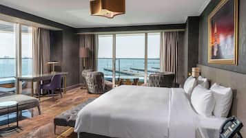 Suite, Balcony, Sea View | Down duvets, minibar, in-room safe, blackout curtains