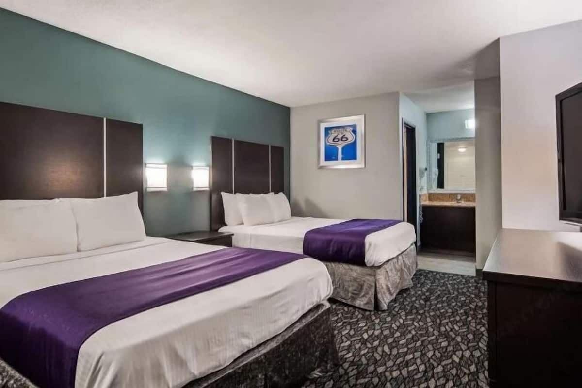 Pillowtop beds, in-room safe, desk, iron/ironing board