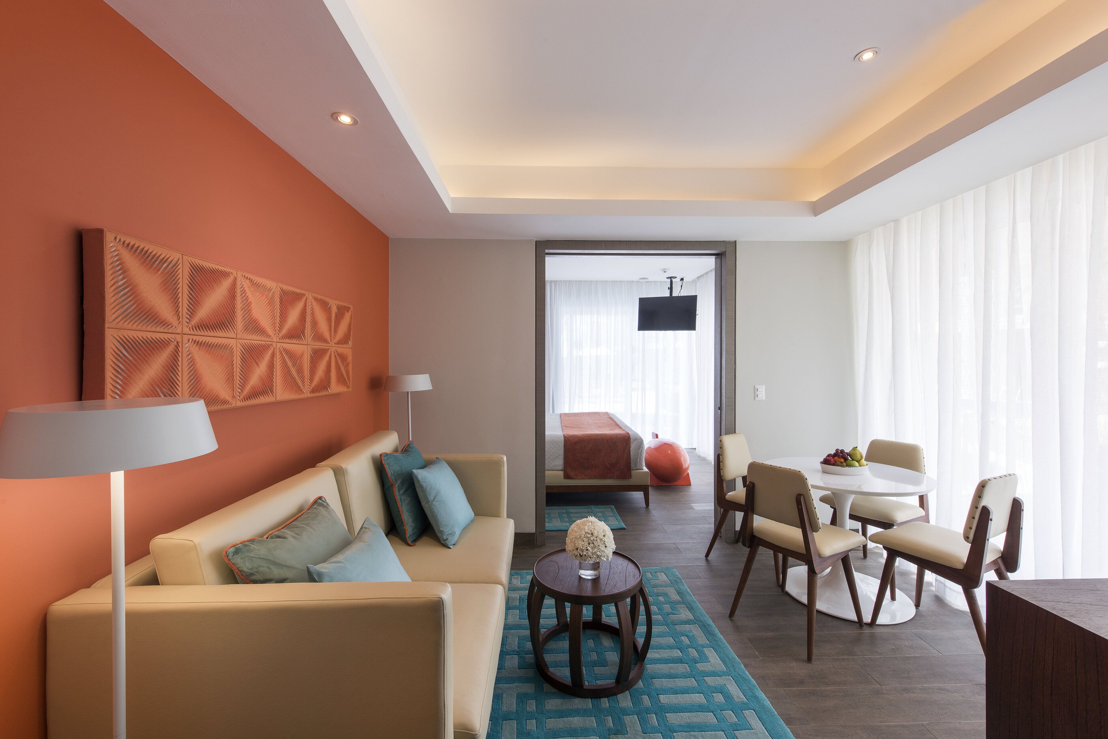 Uitzicht vanuit de kamer