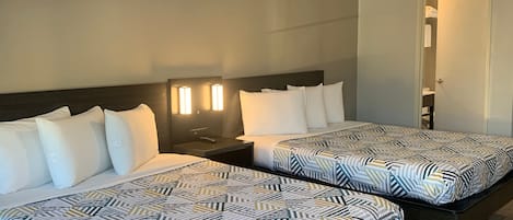 Desk, blackout drapes, free WiFi, bed sheets