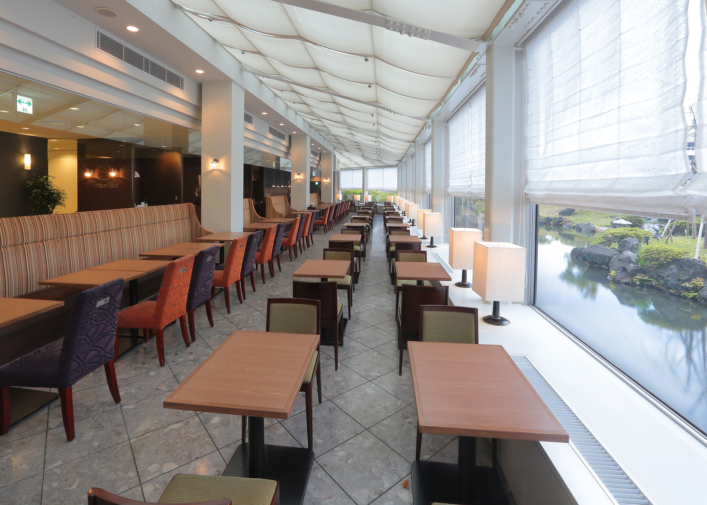 daily buffet breakfast (jpy 1650 per person)