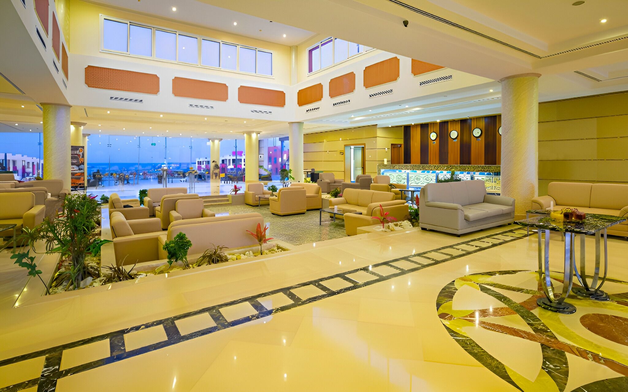 Sitzecke in der Lobby