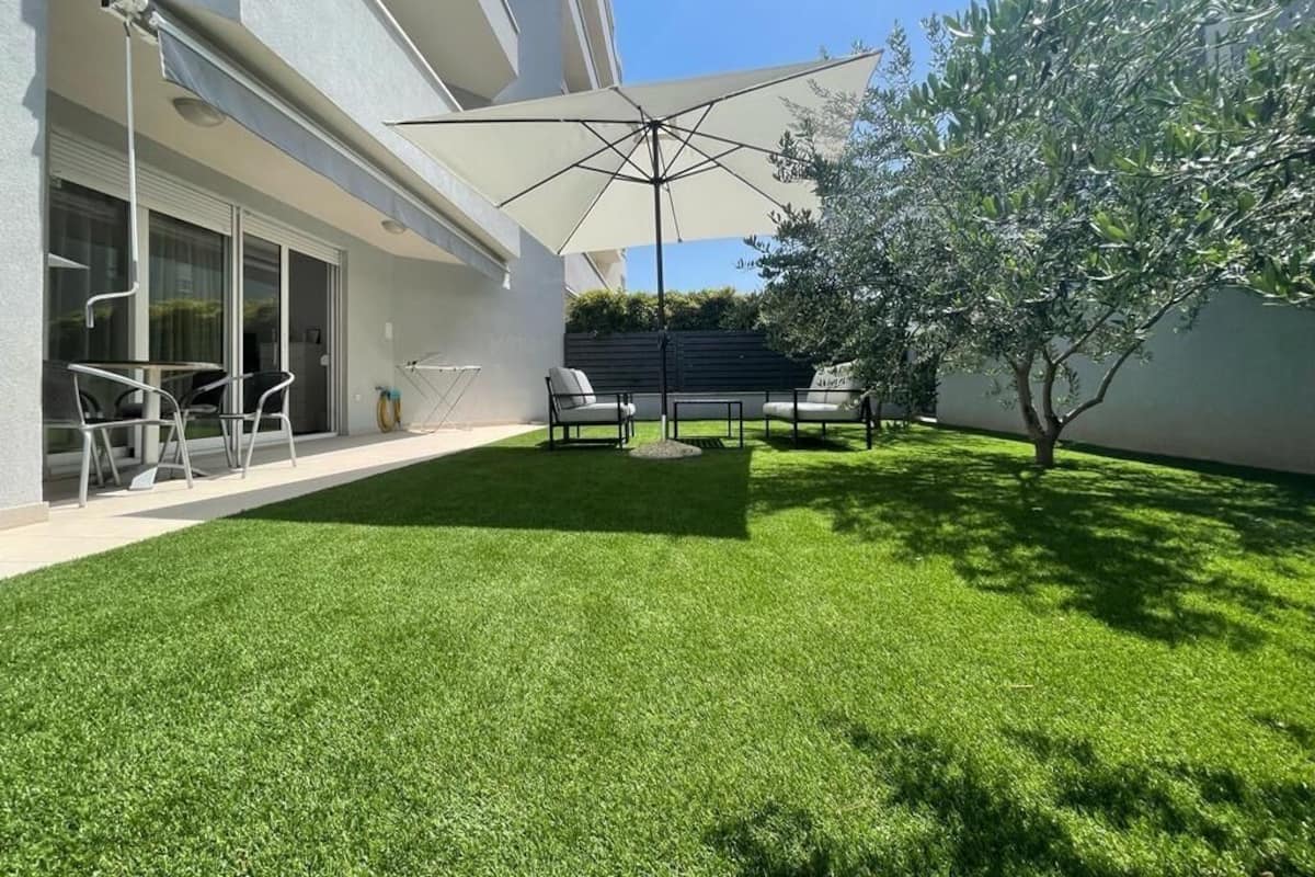 Superior Apartment, 1 Bedroom, Garden View | Terrace/patio