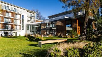 Majoituspaikan julkisivu