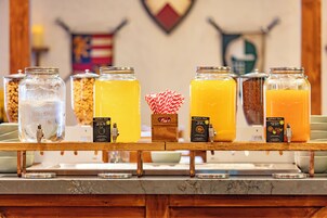 Free daily buffet breakfast