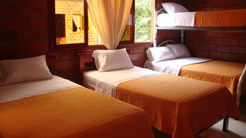 Triple Room, Garden View | In-room safe, desk, free WiFi