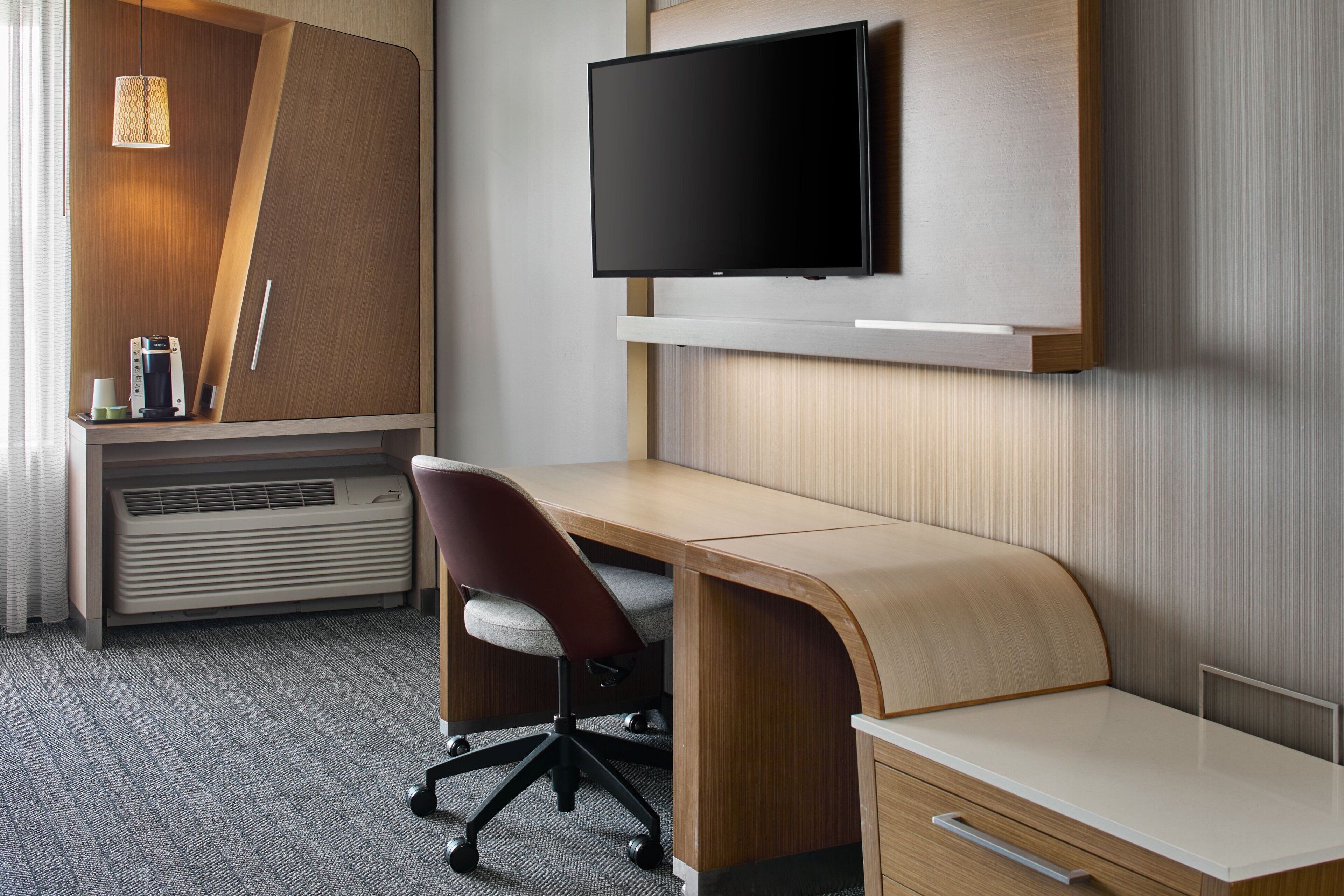 in-room safe, desk, blackout curtains, iron/ironing board