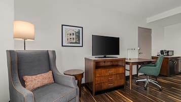 ADA Accessible Suite, 2 Queen Beds, Accessible (Roll-In Shower) | Desk, laptop workspace, blackout drapes, iron/ironing board
