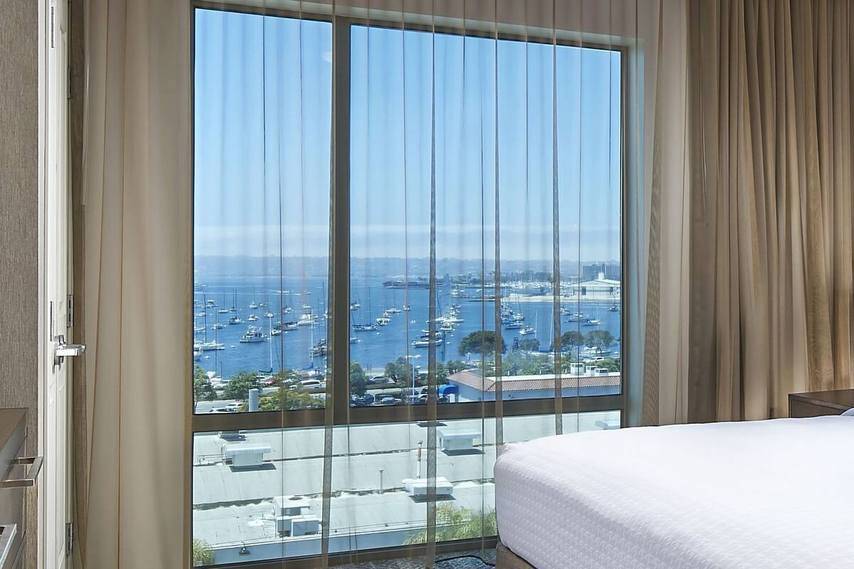 In-room safe, blackout drapes, iron/ironing board