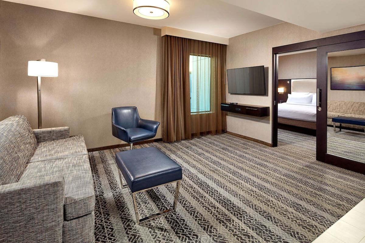 In-room safe, blackout curtains, iron/ironing board