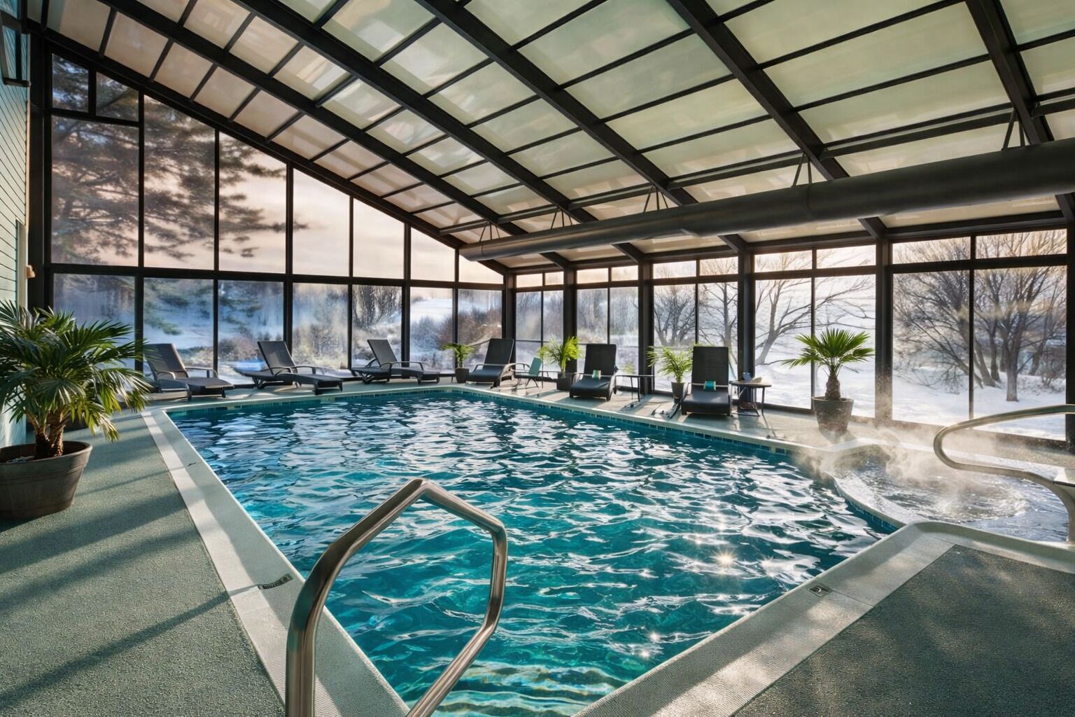 Piscine couverte