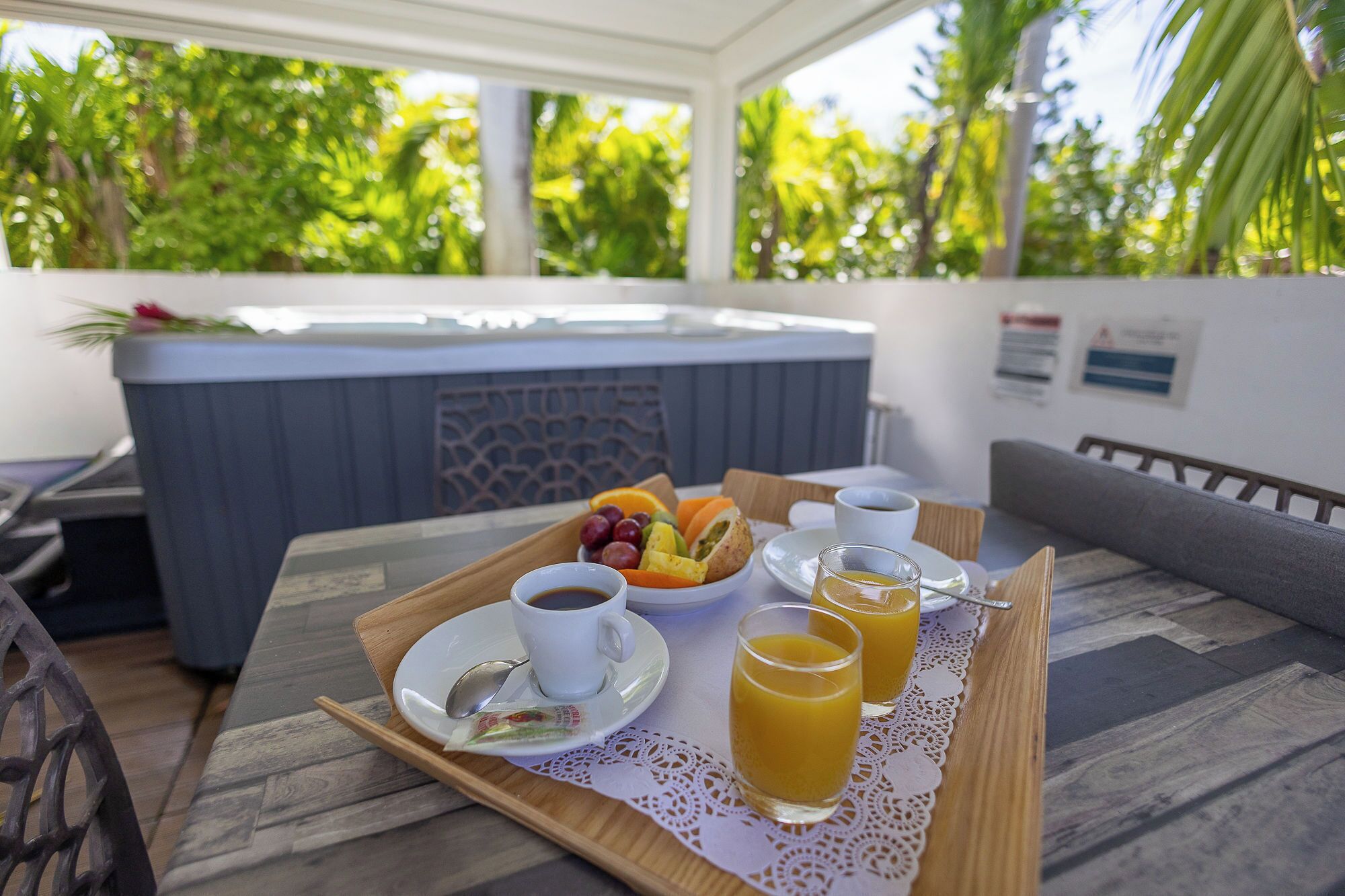 Premium Suite, 1 Bedroom, Hot Tub (Suite Terre: Venus) | Terrace/patio
