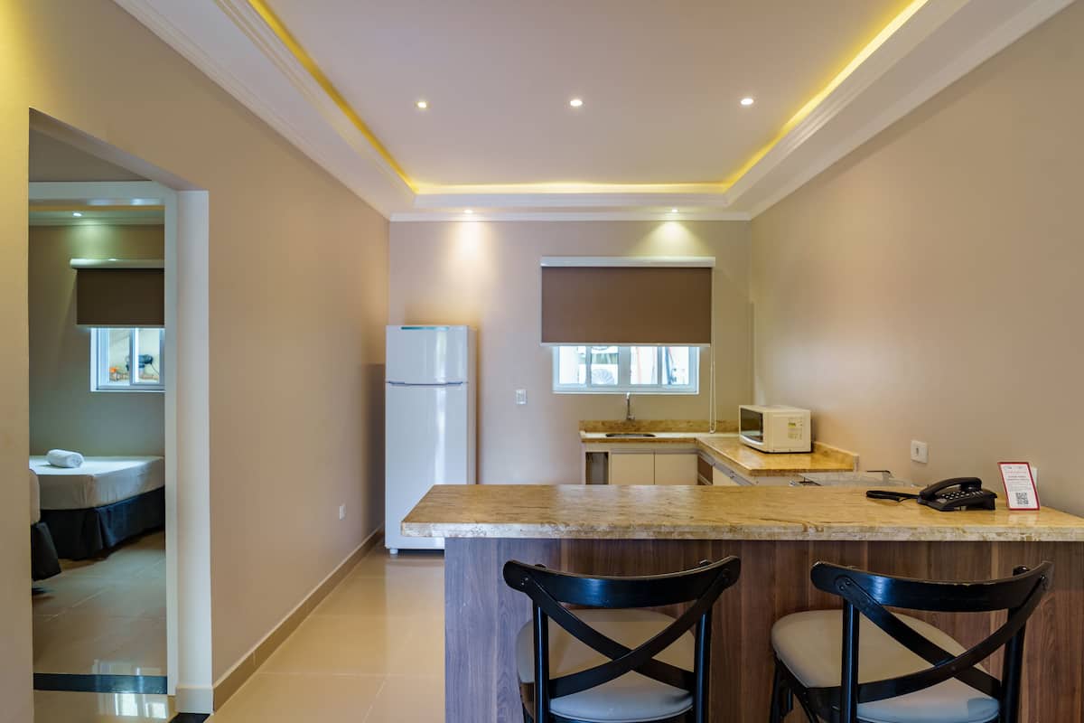 premium apartment | 1 bedroom, premium bedding, blackout curtains, free wifi