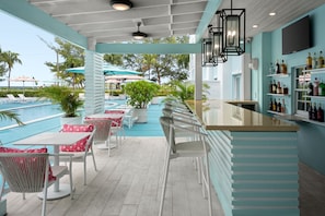 Poolside bar