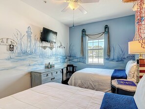 Lighthouse Room | 高档床上用品、客房内保险箱、熨斗/熨衣板、免费 WiFi