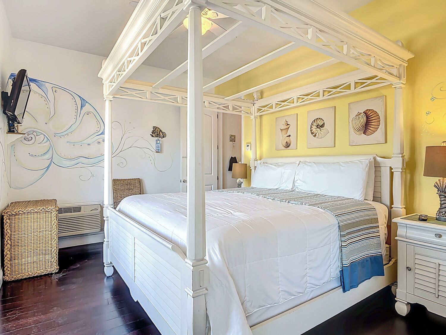 Seashell Room | 高档床上用品、客房内保险箱、熨斗/熨衣板、免费 WiFi