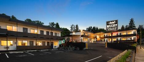 Majoituspaikan julkisivu