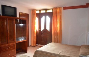 Standard Double Room, 2 Queen Beds, Balcony, City View | Premium bedding, desk, free WiFi, bed sheets