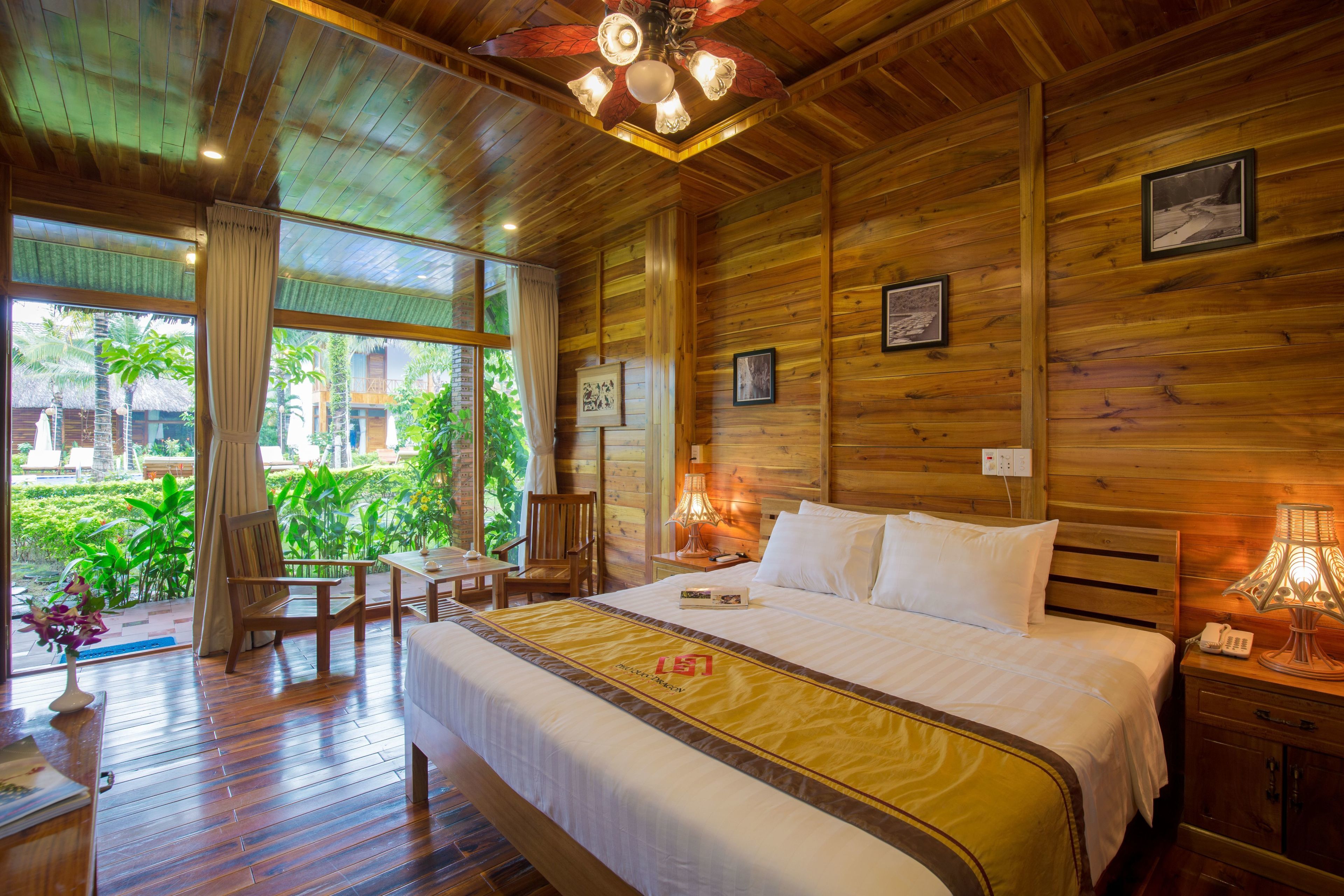 bungalow, pool view | view from room