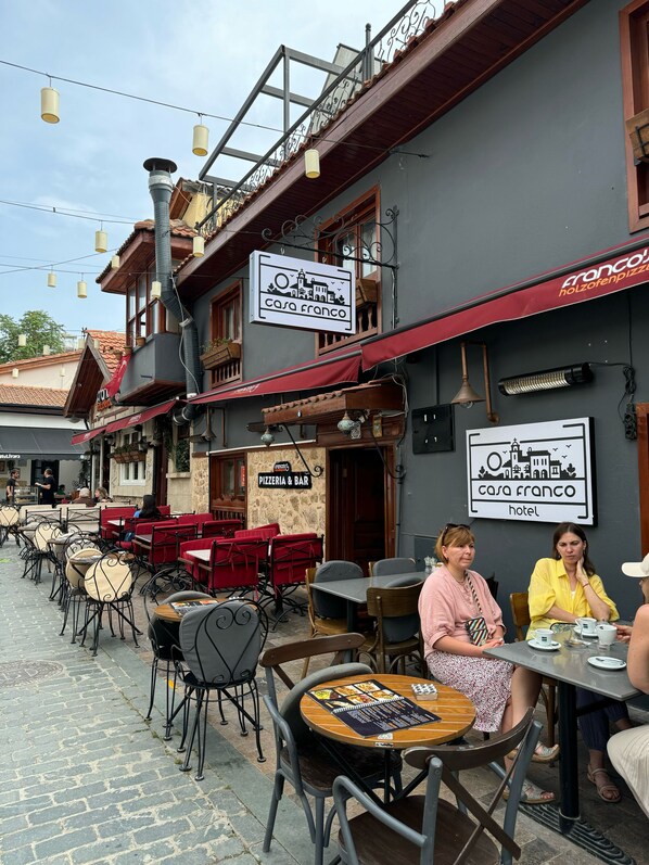 Façade de l’hébergement