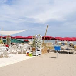Private beach