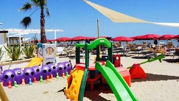 Private beach