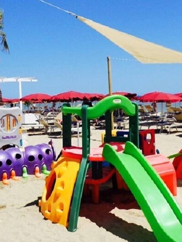 Private beach