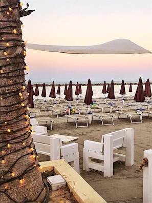 Private beach