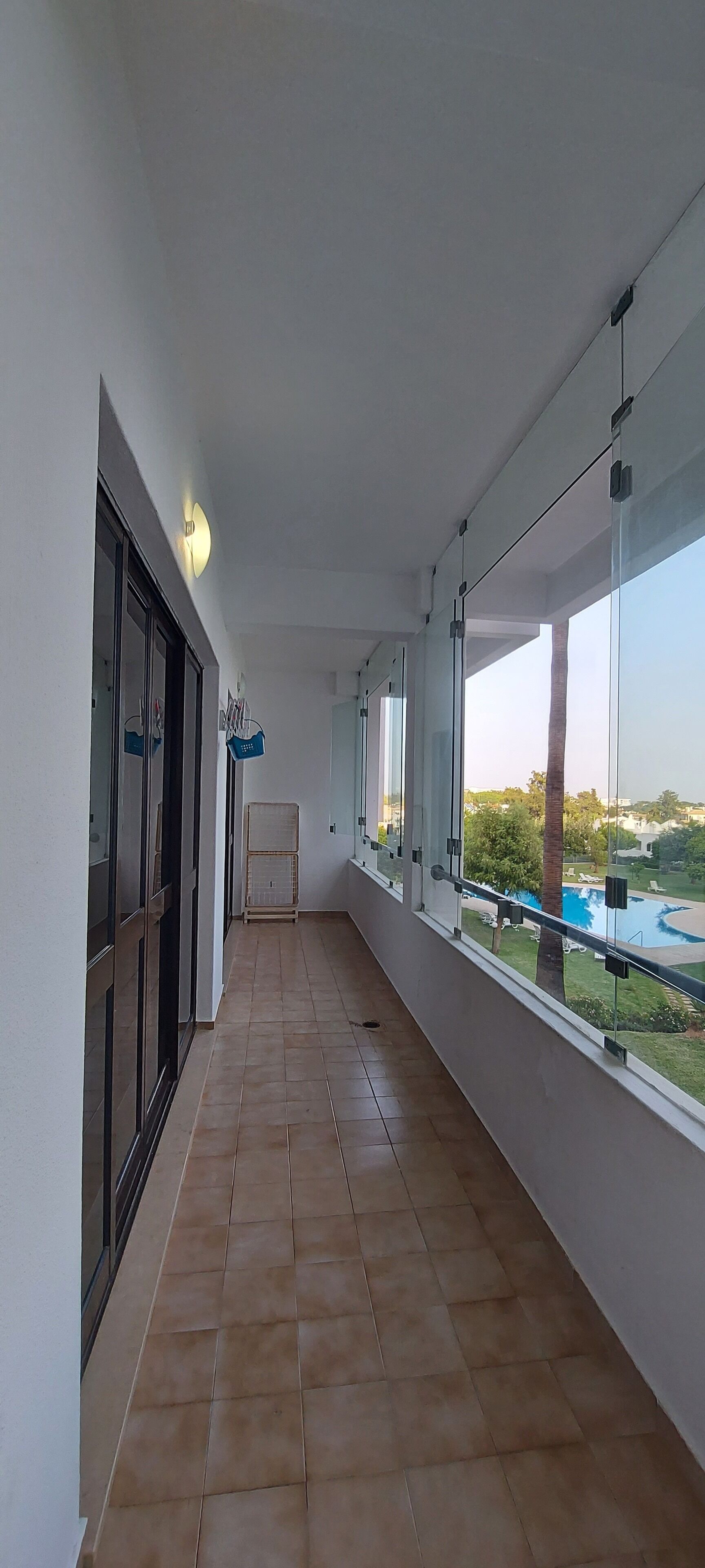 standard apartment, 2 bedrooms, kitchen, pool view | terrace/patio