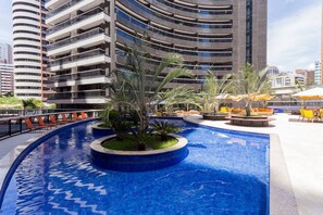 Indoor pool, outdoor pool