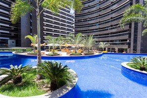 Indoor pool, outdoor pool