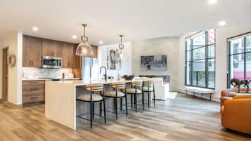 Condo, Fireplace (Vail Center Place 2) | Living area | Flat-screen TV