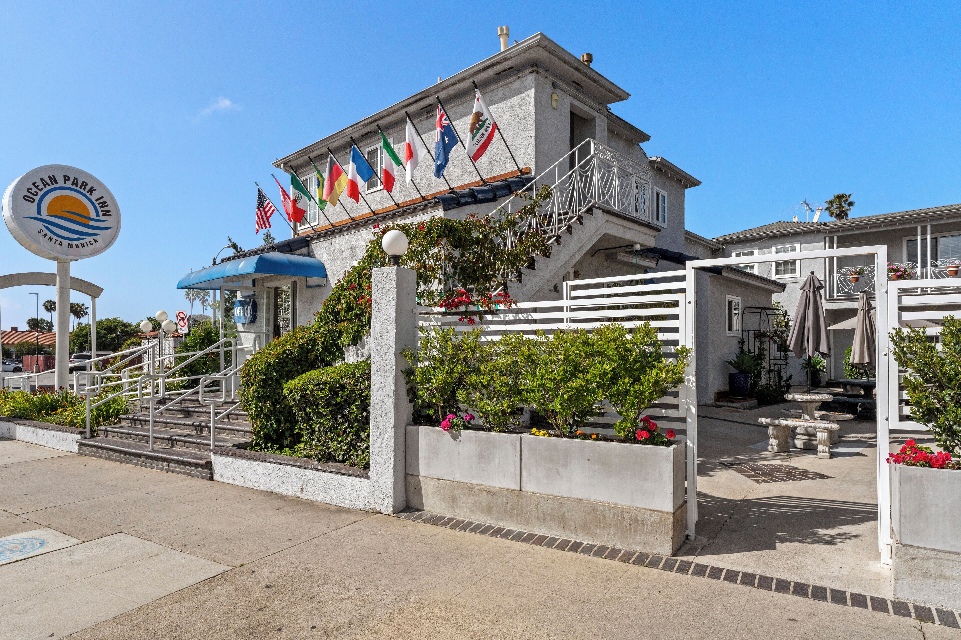 Voorkant van accommodatie