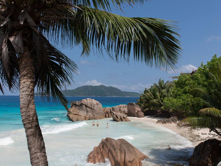 Beach nearby, white sand