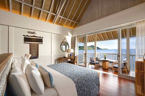 Bungalow Premium, junto a la playa | Ropa de cama de alta calidad, minibar, caja fuerte