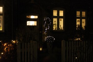 Front of property – evening/night