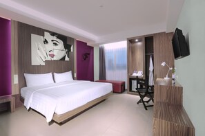 Executive Double Room | Peralatan tempat tidur premium, peti besi dalam bilik, Wi-fi percuma 