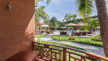 Deluxe Bungalow, 1 King Bed, Pool View | View from room