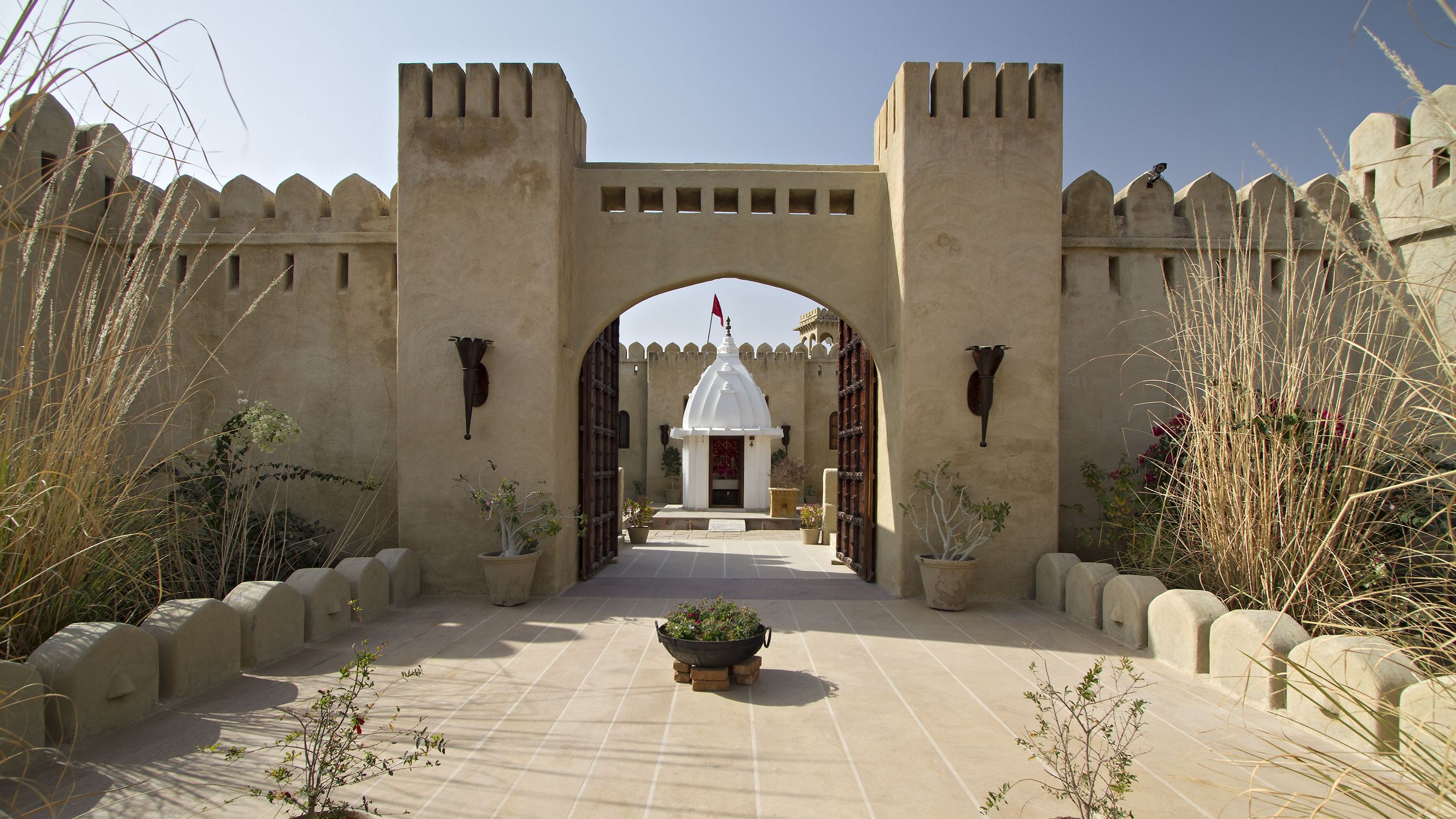 Entrada de la propiedad